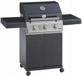 Plynový gril Roesle Artiso G3, 3 horáky, celkový výkon 10,5 kW